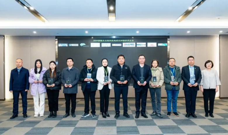 德勤光谷高科技高成長(zhǎng)企業(yè)20強(qiáng)普諾賽合照