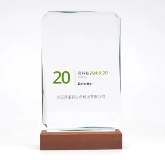 德勤光谷高科技高成長(zhǎng)企業(yè)20強(qiáng)獎(jiǎng)杯